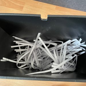GENIE 245 CD Aktenvernichter Ergebnis
