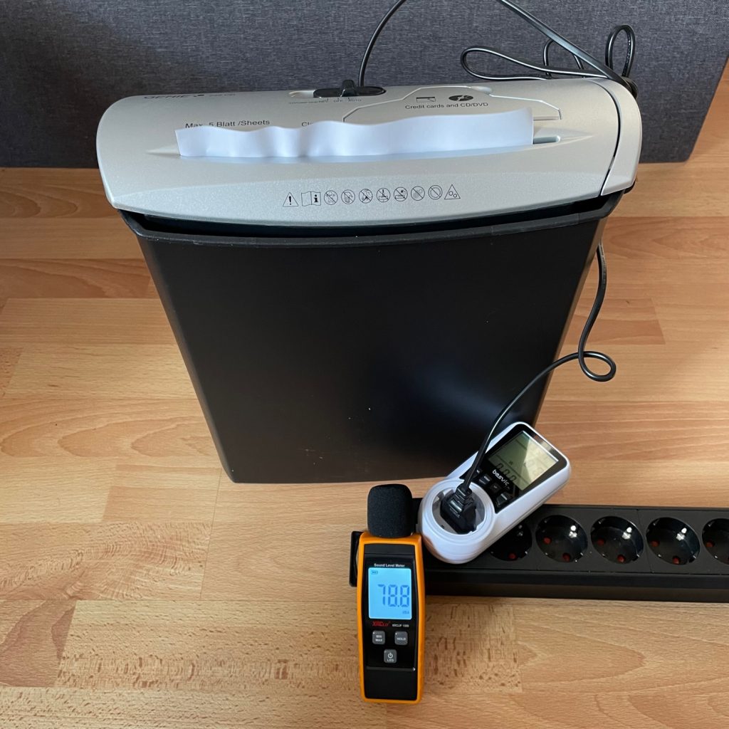 GENIE 245 CD Aktenvernichter Lautstärke