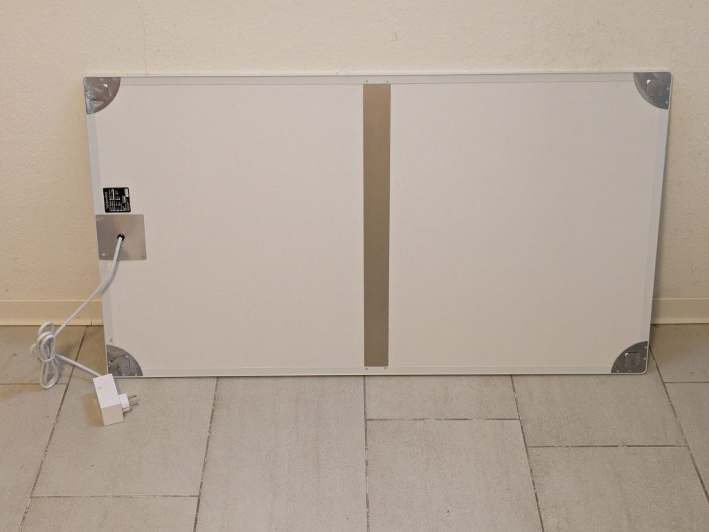 Heidenfeld HF-HP 105 Infrarotheizung von hinten