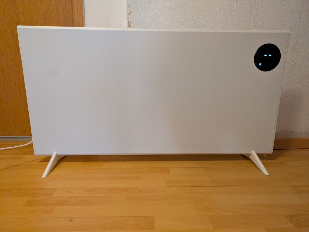 Heidenfeld HF-HP 150 Infrarotheizung aufgestellt