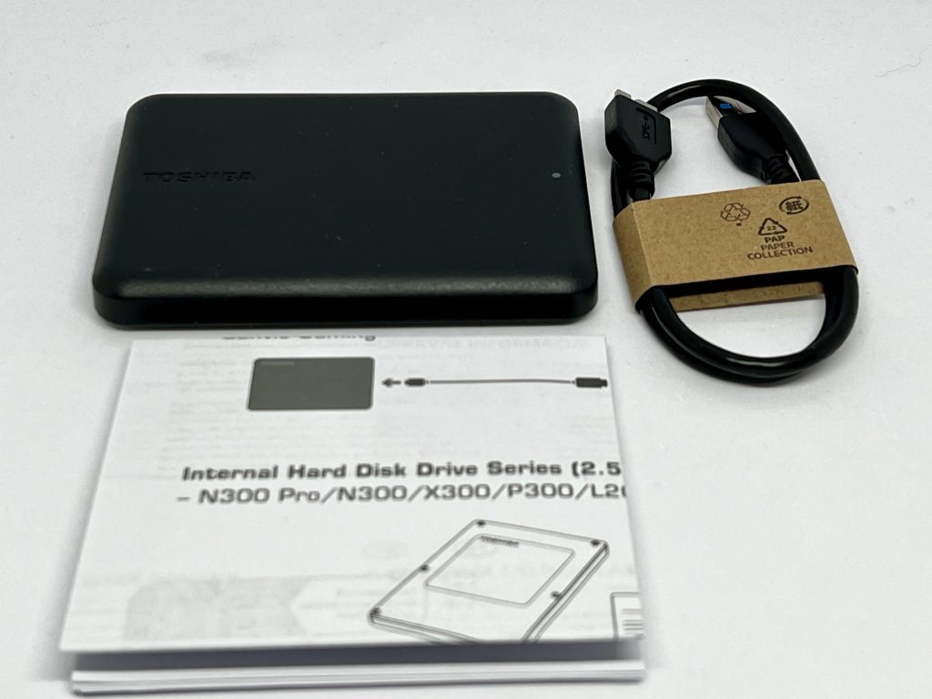 Toshiba Canvio Partner ‎HDTB510EK3AB externe Festplatte Lieferumfang