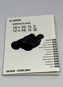 Canon 10x30 is II Fernglas Anleitung
