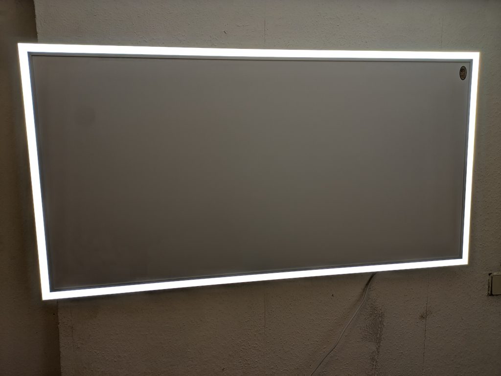 Lichtstufe der Könighaus M-1000 LED Infrarotheizung