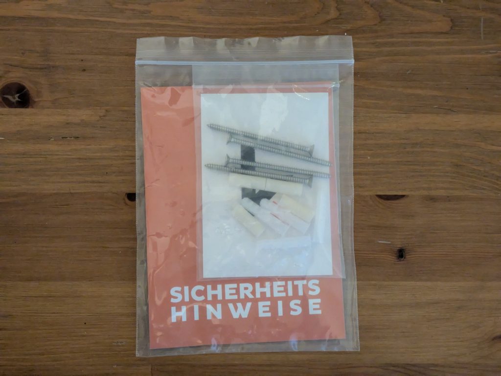 Montagematerial der Könighaus Panorama Infrarotheizung