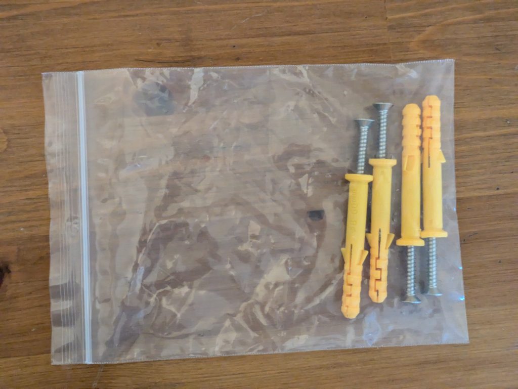 Montagematerial der eVARMO suna basic Infrarotheizung