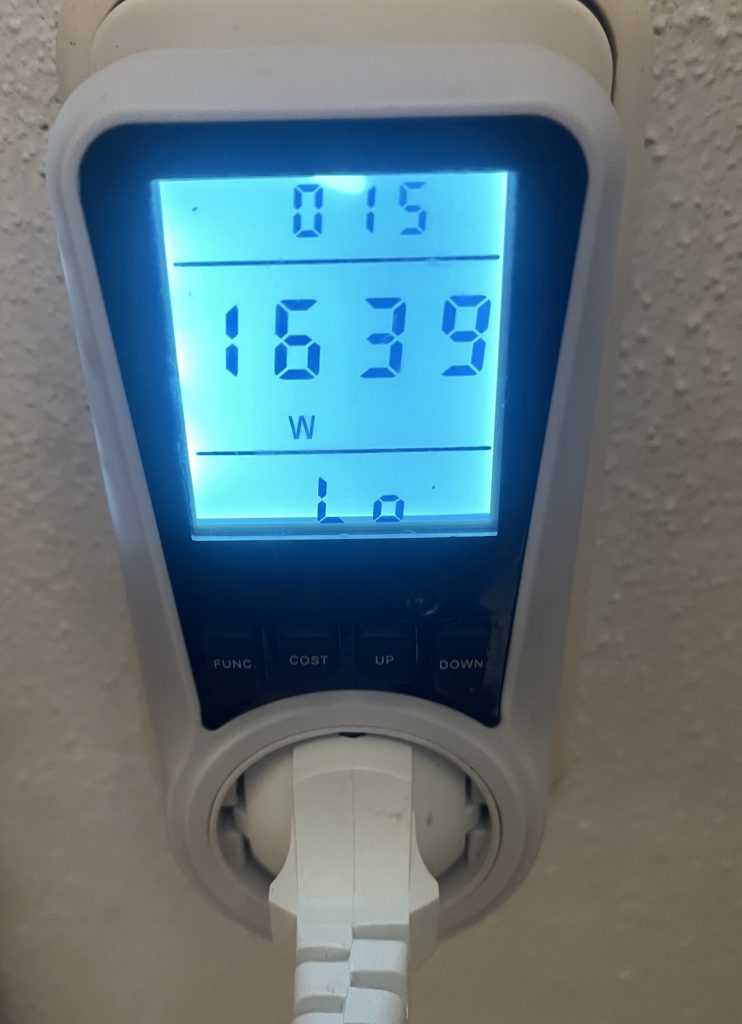 Philips PerfectCare Compact GC7844:20 Dampfbügelstation Leistung beim Aufheizen