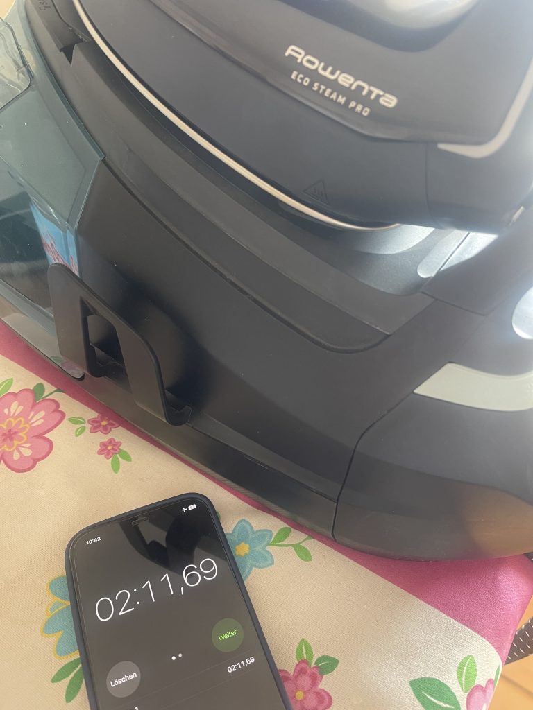 Rowenta Eco Steam Pro DG9610 Dampfbügelstation Aufheizzeit