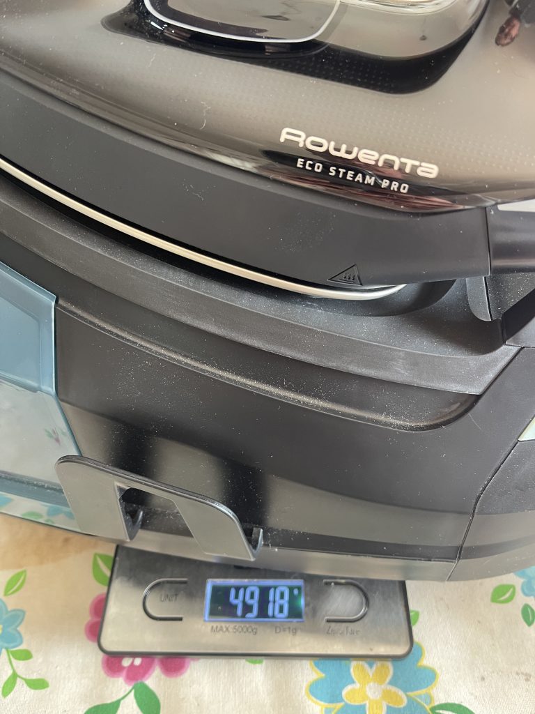 Rowenta Eco Steam Pro DG9640F0 Dampfbügelstation Gesamtgewicht
