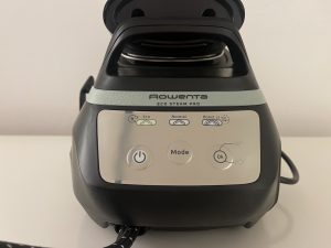 Rowenta Eco Steam Pro DG9610 Dampfbügelstation Nahaufnahme Bedienfeld