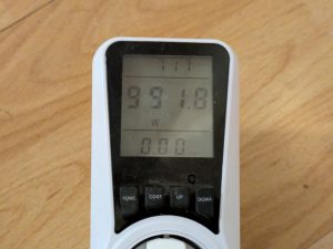 Stromverbrauch der Heidenfeld HF-HP 150 Infrarotheizung (2)