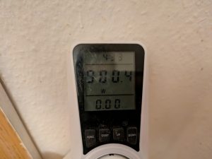 Stromverbrauch der Könighaus M-1000 LED Infrarotheizung (3)