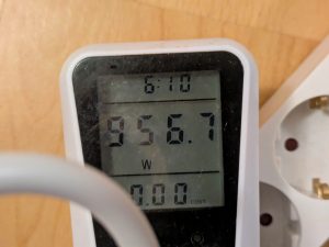 Stromverbrauch der Könighaus P1000 Infrarotheizung