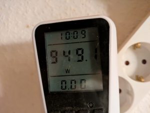 Stromverbrauch der eVARMO suna basic Infrarotheizung (3)