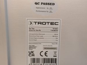 TROTEC TIH 500 S Infrarotheizung Details
