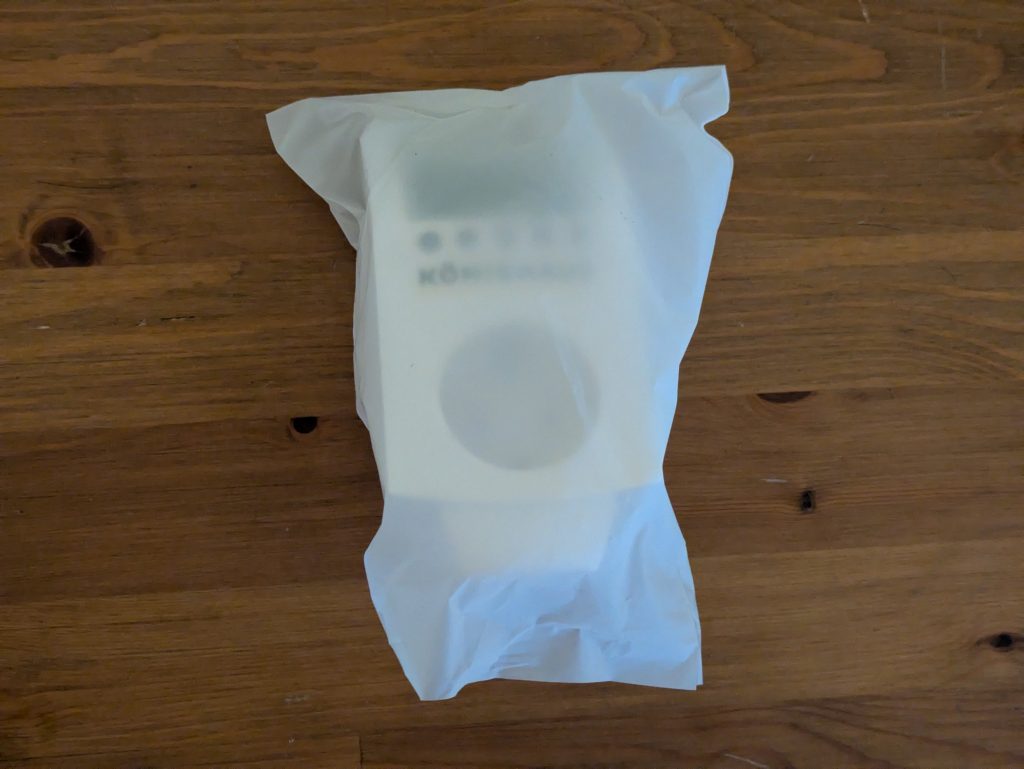 Thermostat der Könighaus P1000 Infrarotheizung verpackt