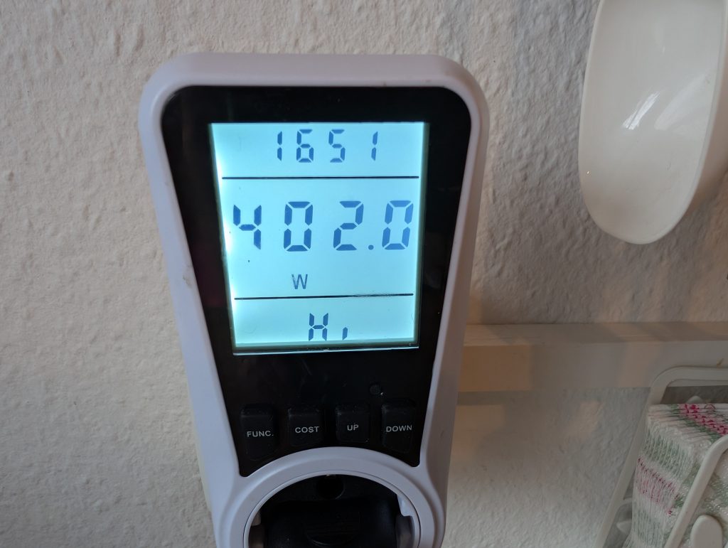 Uwant B200 SE Saugwischer Leistungsaufnahme
