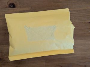 Verpackung der Fernbedienung der Könighaus M-1000 LED Infrarotheizung