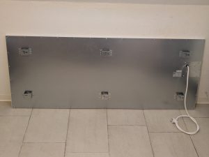 eVARMO suna basic Infrarotheizung von hinten