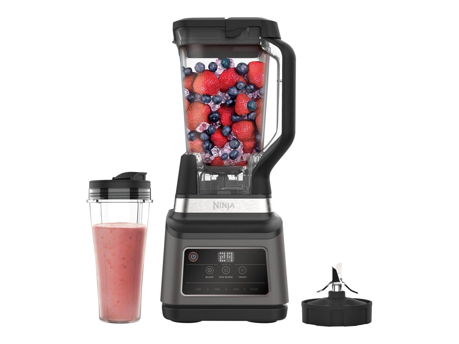 Standmixer mit effizienter Stapelklinge und LED-Display