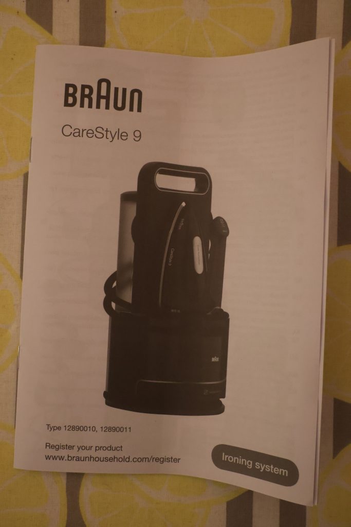 Braun CareStyle 9 IS 9090 Dampfbügelstation Anleitung