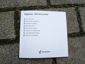 Anleitung des Segway Ninebot ZT3 Pro D E-Scooters