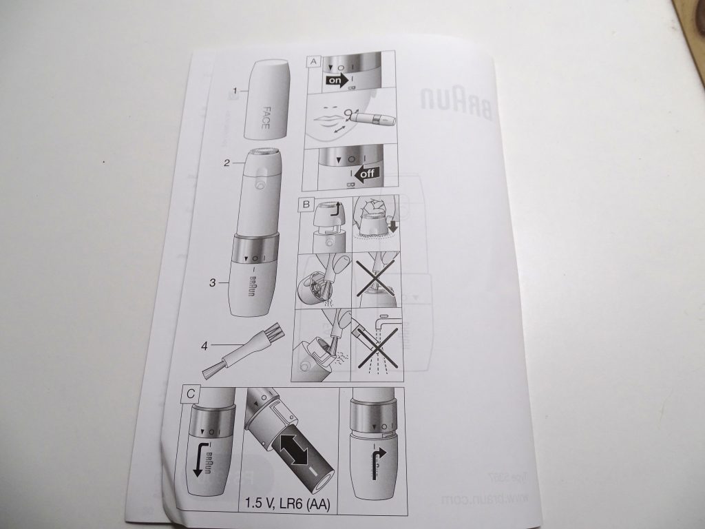 Braun Silk-épil 9 Mini-Haarentferner Bedienungsanlei