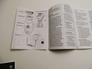 Braun silk-épil 3 Epilierer Bedienungsanleitung deutsch