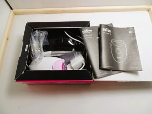 Braun silk-épil 3 Epilierer Verpackung geöffnet