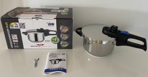 ELO Praktika XS Schnellkochtopf ausgepackt mit Zubehör