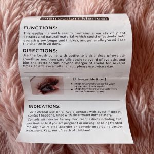 FQQF Wimpernserum Anleitung