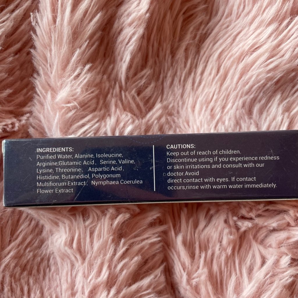 FQQF Wimpernserum von der Seite