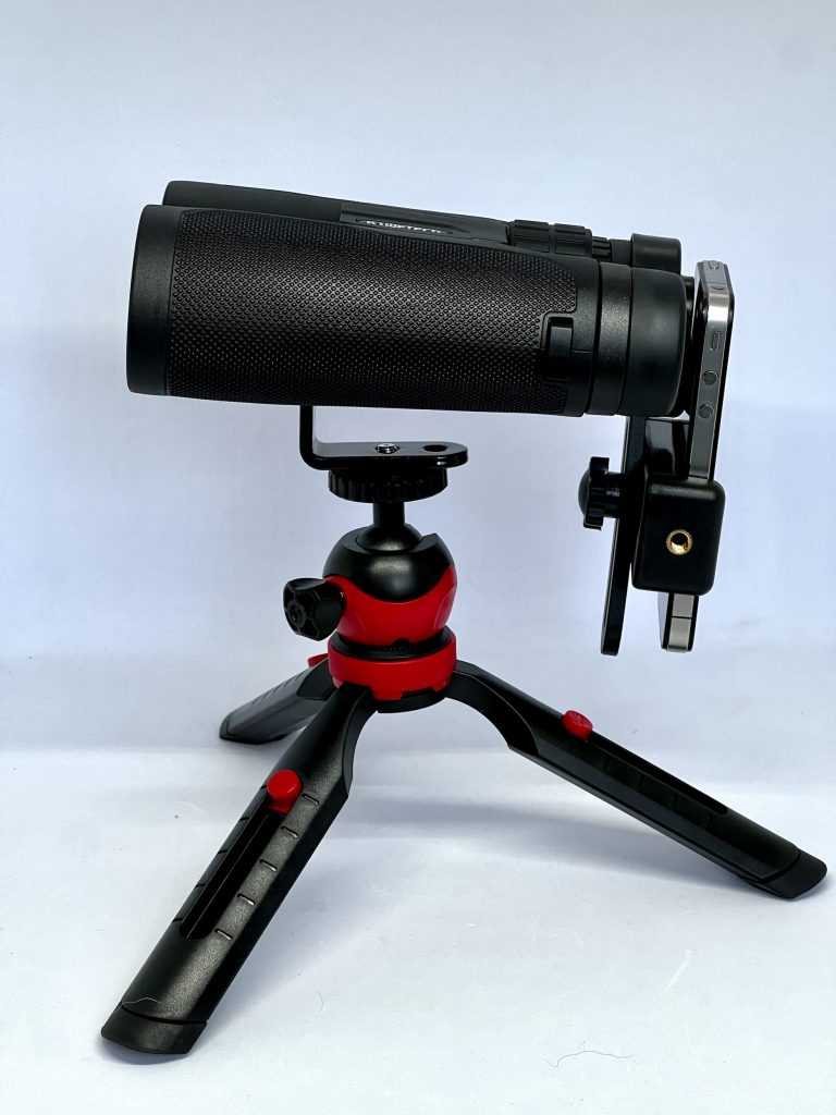 Kylietech 12x42 Fernglas mit Smartphone-Adapter