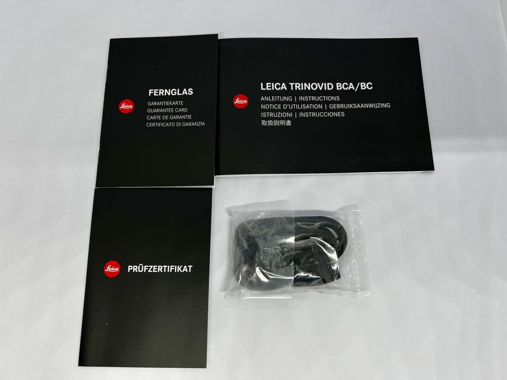 Leica Trinovid 10x25 BCA Fernglas Zubehör