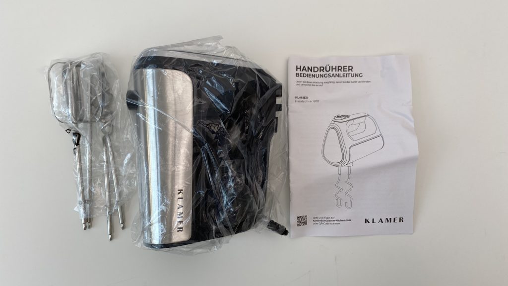 Klamer Handmixer Lieferumfang