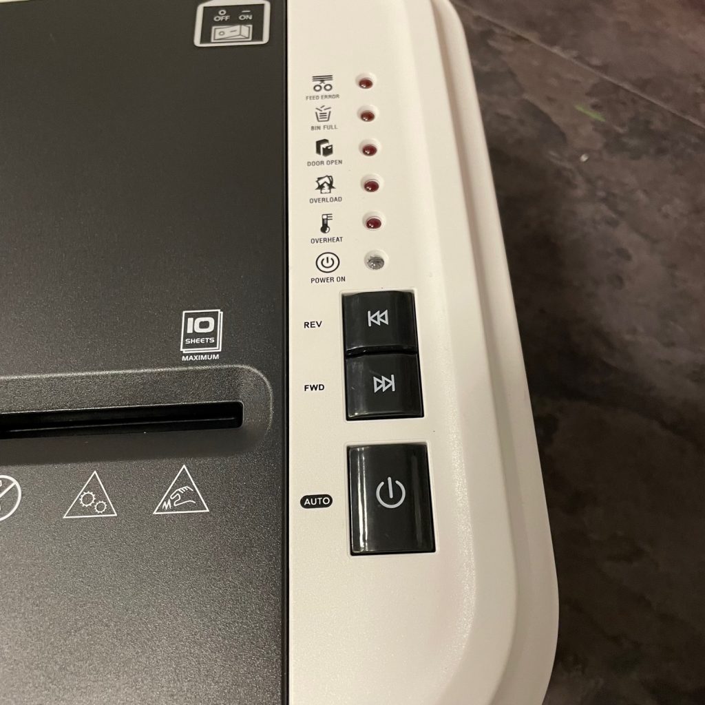LGM P5 Aktenvernichter LEDs