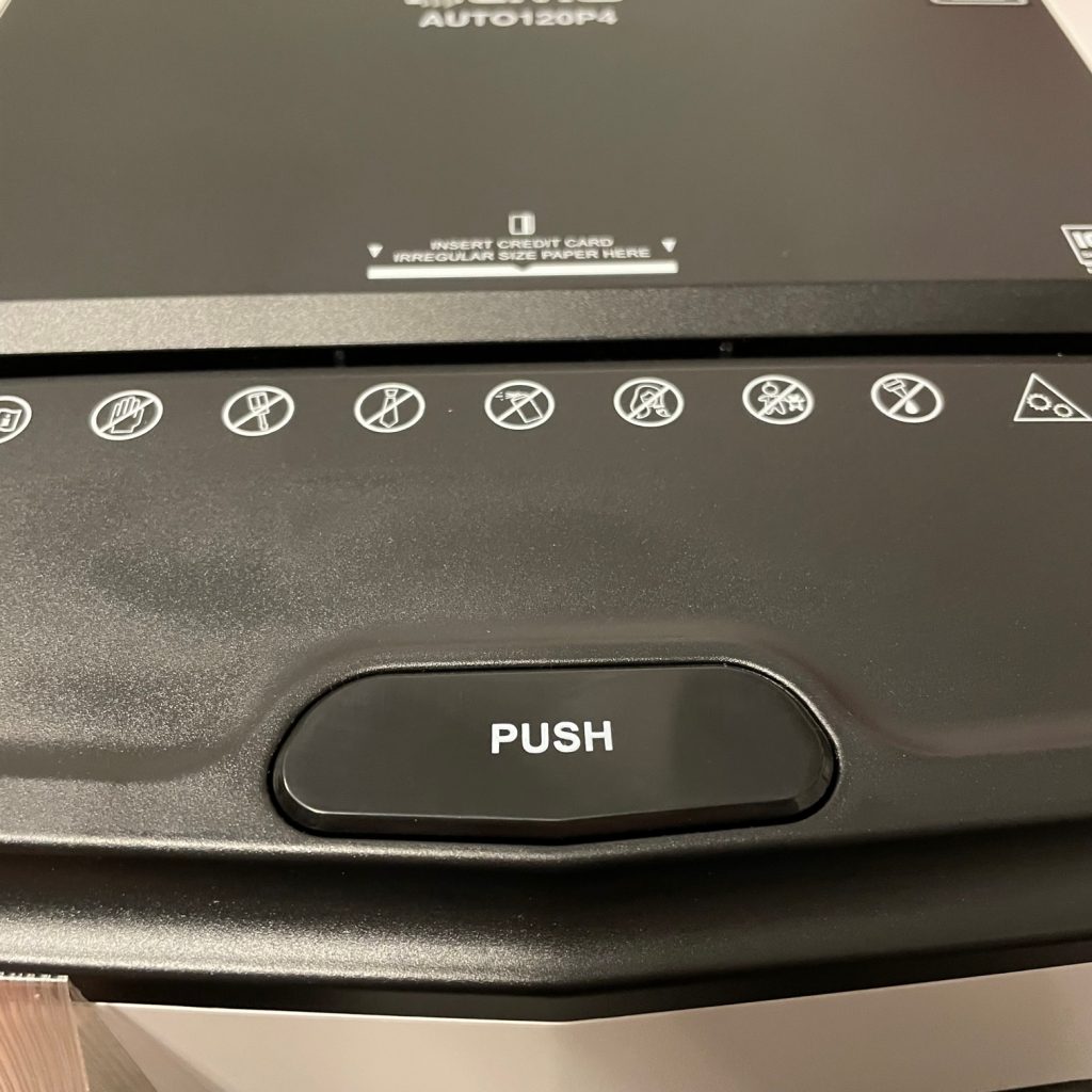 LGM P5 Aktenvernichter Push-Knopf