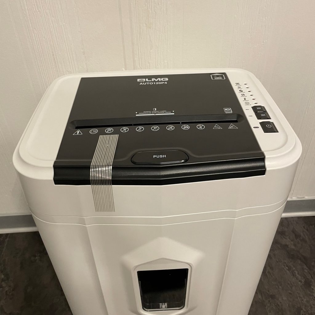LGM P5 Aktenvernichter von oben