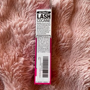 Lashcocaine Wimpernserum Verpackung von hinten