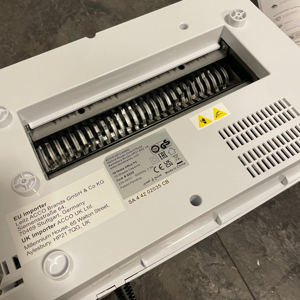 Leitz IQ Home Office Aktenvernichter Schneidwerkzeug