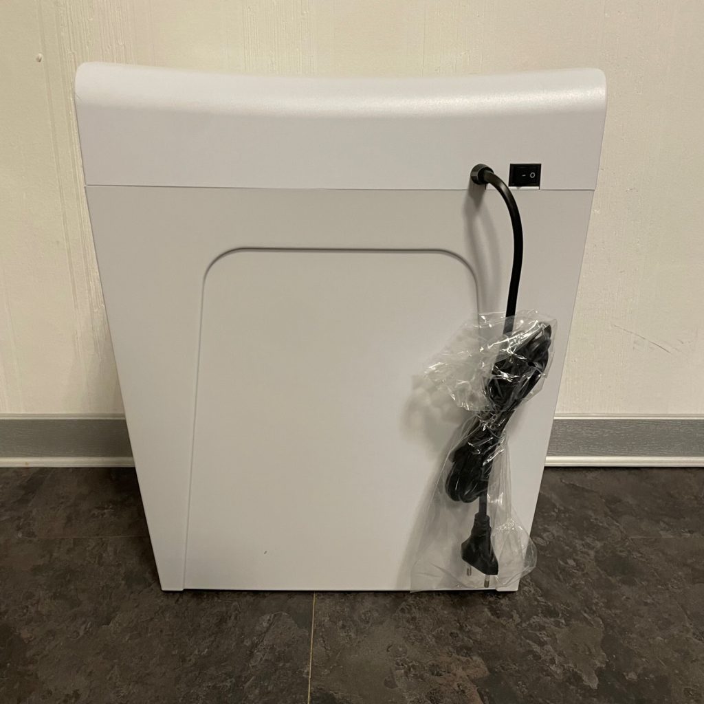 Leitz IQ Home Office Aktenvernichter von hinten