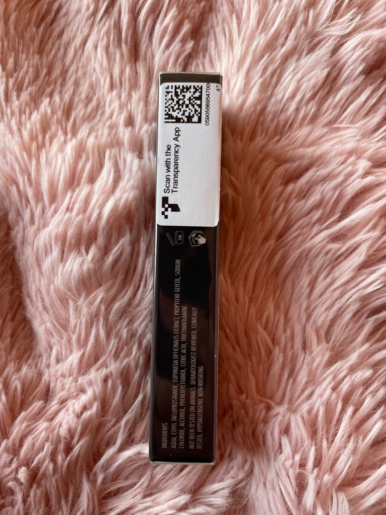 Nanolash Wimpern- und Augenbrauenserum Verpackung von der Seite