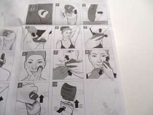 Philips BRE74010 Epilierer Anleitung Aufsatz Hautkontakt