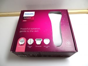 Philips BRE74010 Epilierer Verpackung Front
