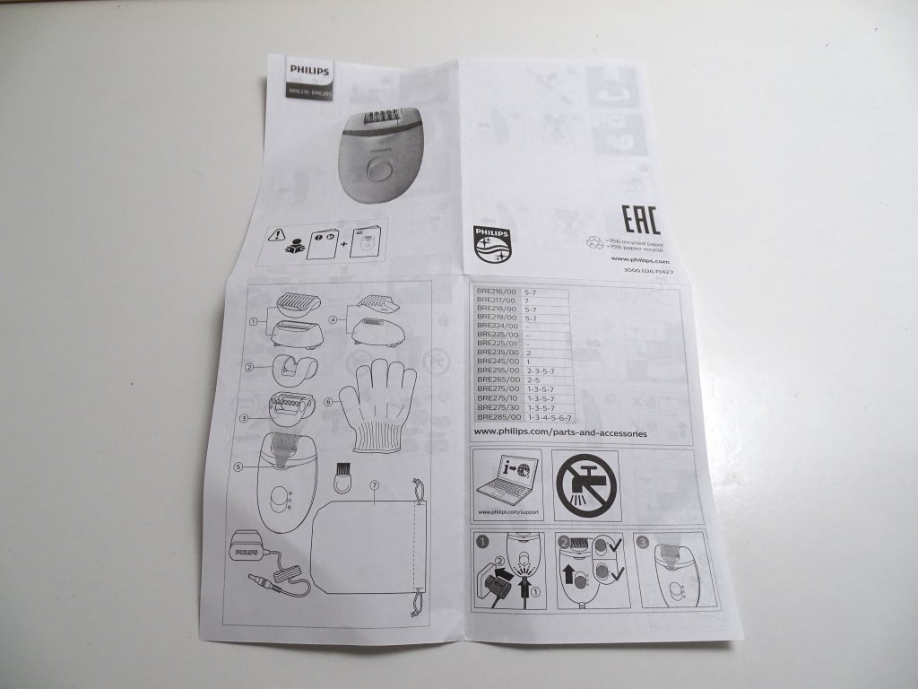 Philips Satinelle Essential Anleitung