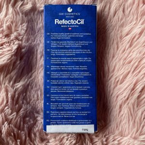 RefectoCil® Lash & Brow Booster Wimpernserum Verpackung von hinten