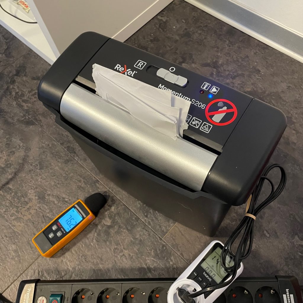 Rexel Momentum S206 Aktenvernichter Lautstärke