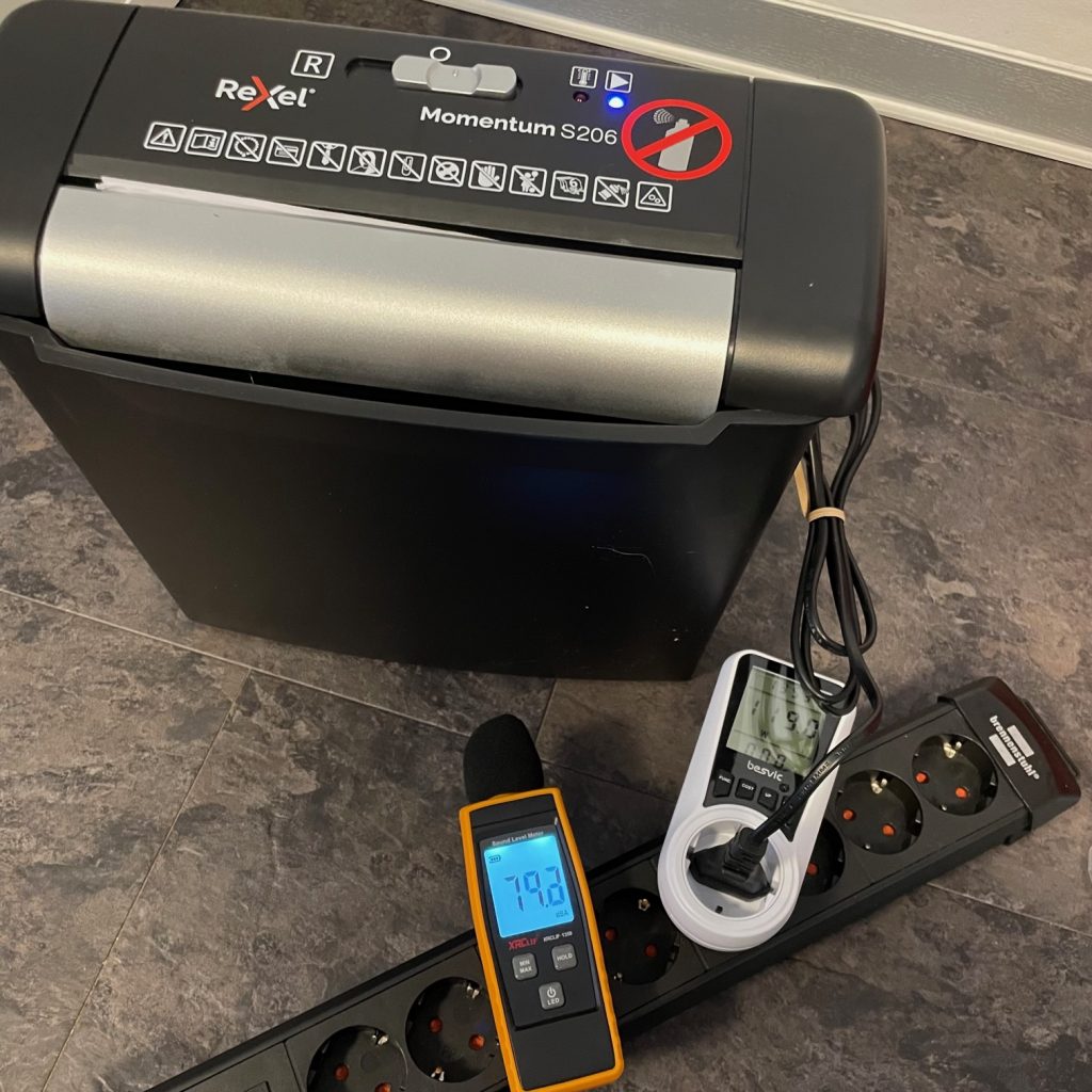 Rexel Momentum S206 Aktenvernichter Leistung