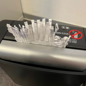 Rexel Momentum S206 Aktenvernichter Überladung