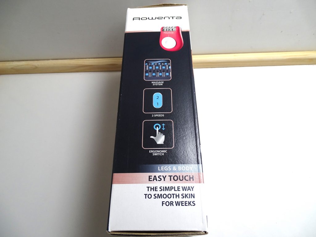Rowenta Easy Touch Packung Seite