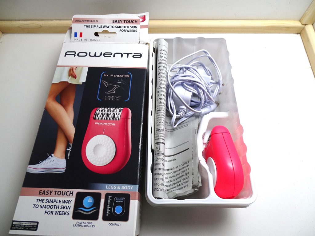 Rowenta Easy Touch Packung geöffnet